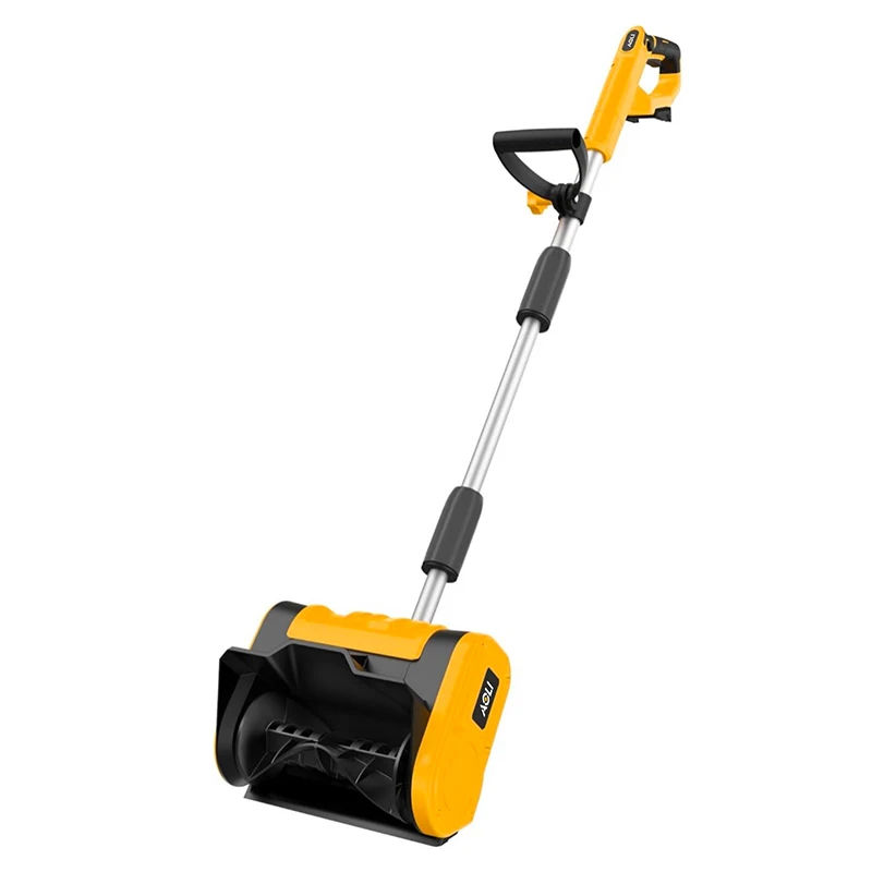 Pala da neve pieghevole Batteria al litio elettrica 21V Lancia neve Spazzaneve portatile Spazzatrice da neve per uso domestico Spazzaneve a spinta manuale