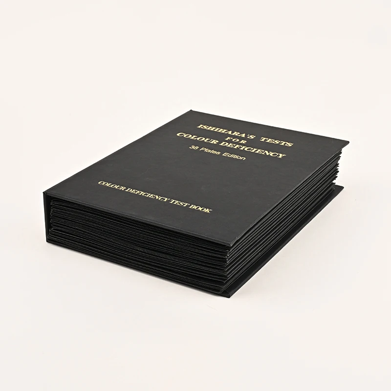 Professional Optometry  Ishihara Test Book Color Blindness Color Vision Exam Chart Medical Eye Test Book