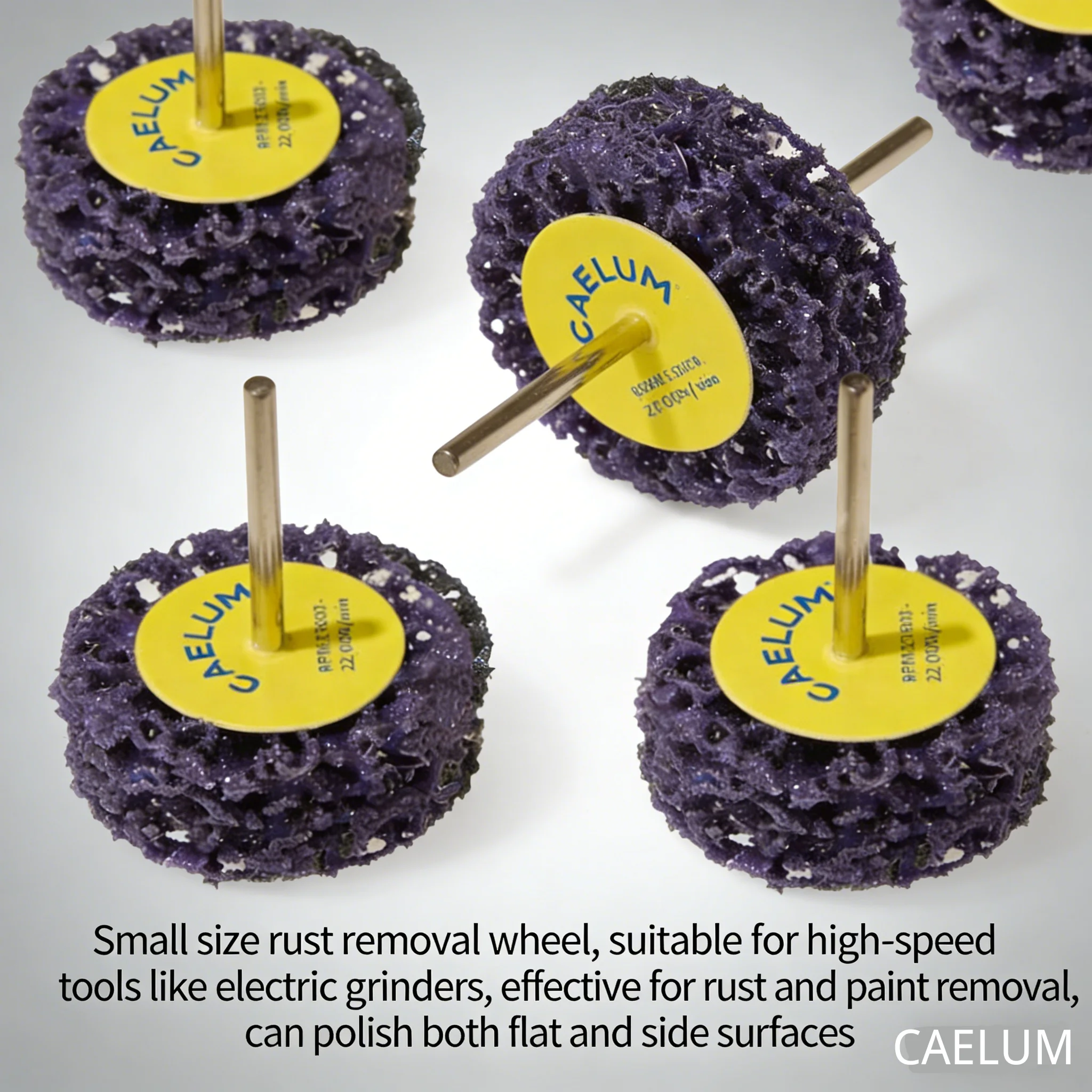 20pcs High-Efficiency Rust Remover Abrasive Wheel Set Electric Grinder Polishing Strip Discs for Home Workshop