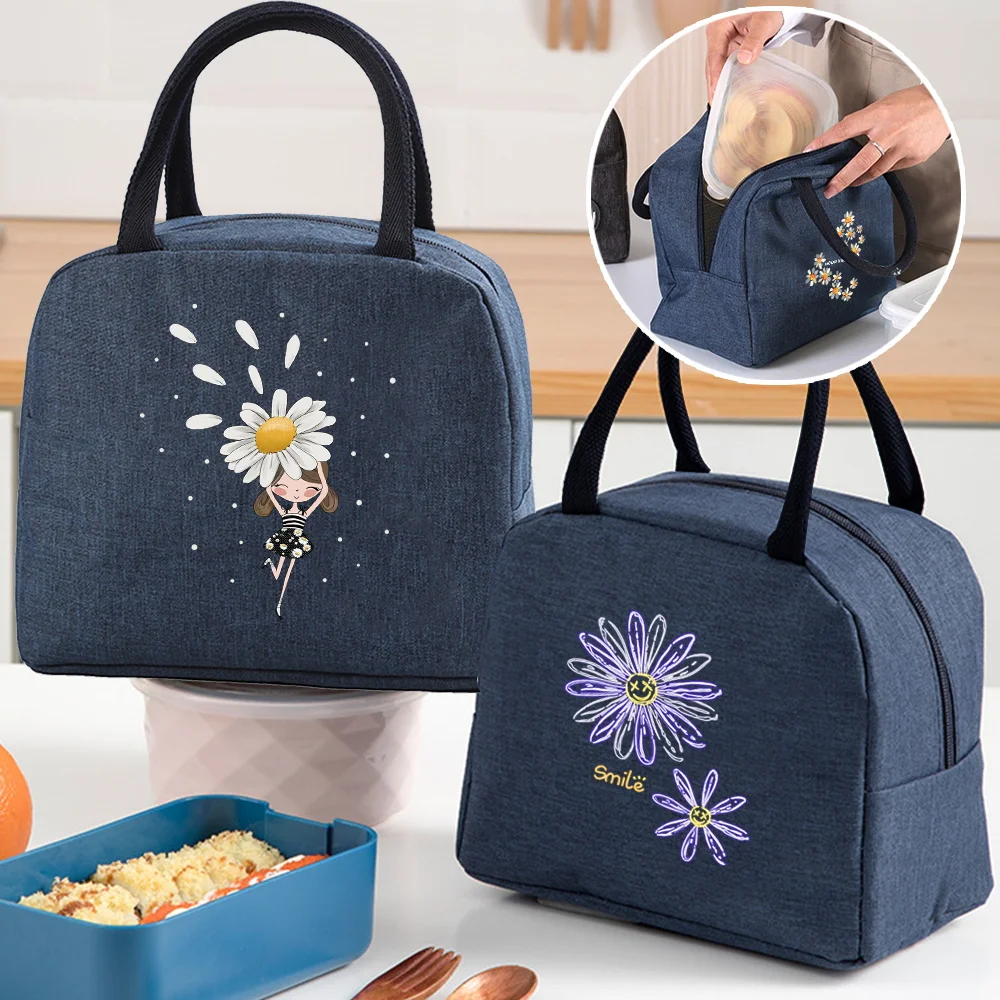 

Lunch dinner Picnic Bag Insulated bag Cooler Tote Portable Canvas Thermal Food Door Bag Lunch Box bags Picnic Handbag