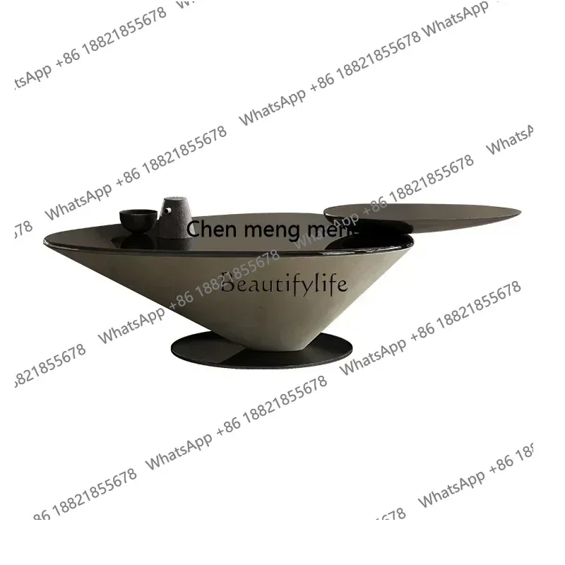 New arrive  Italian minimalist household living room special-shaped piano paint glossy high-end coffee table
