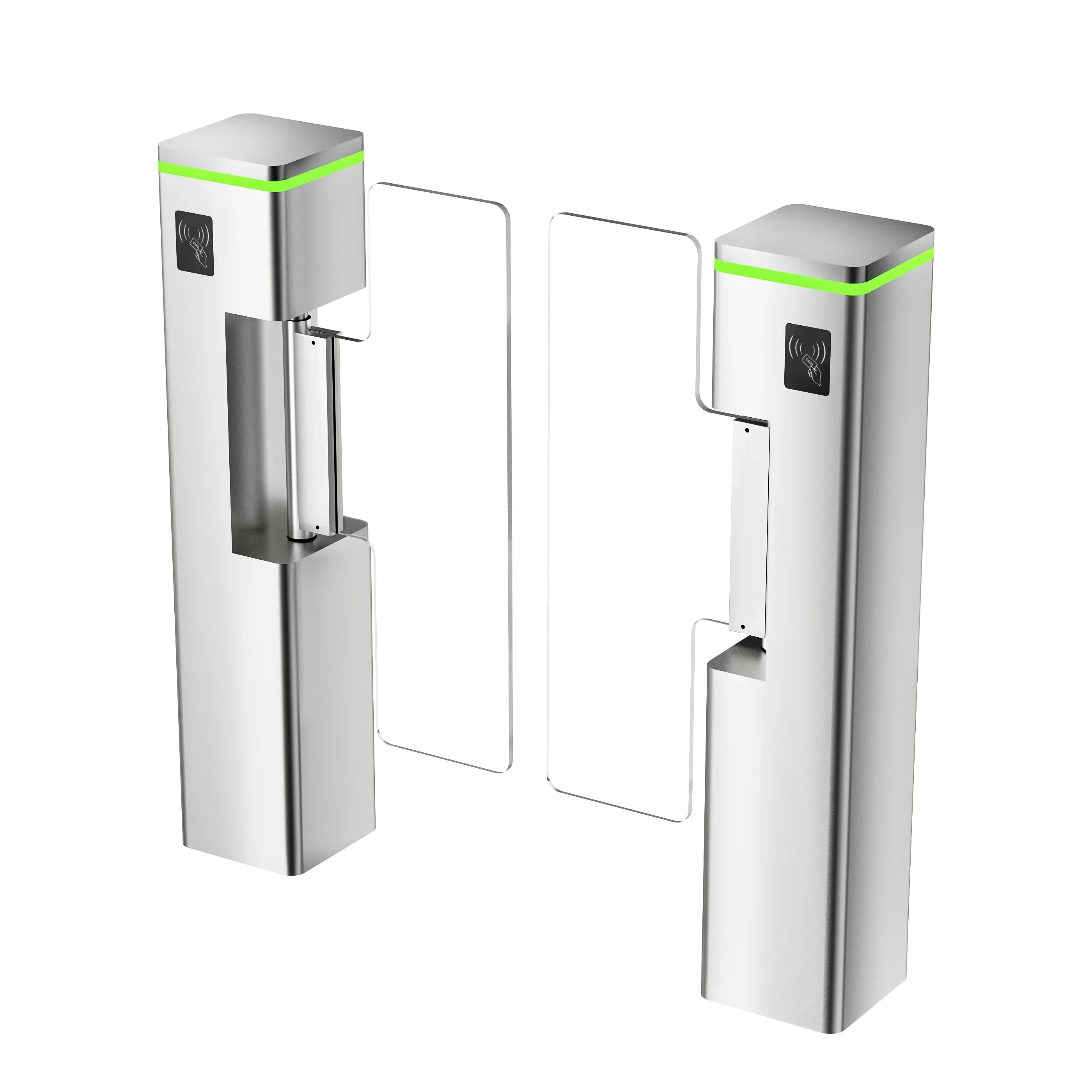 Full Automatic Swing Turnstile RFID SUS304  for Supermarket Swing Barrier Turnstile Speed Turnstile Gate Swing Barrier Gate