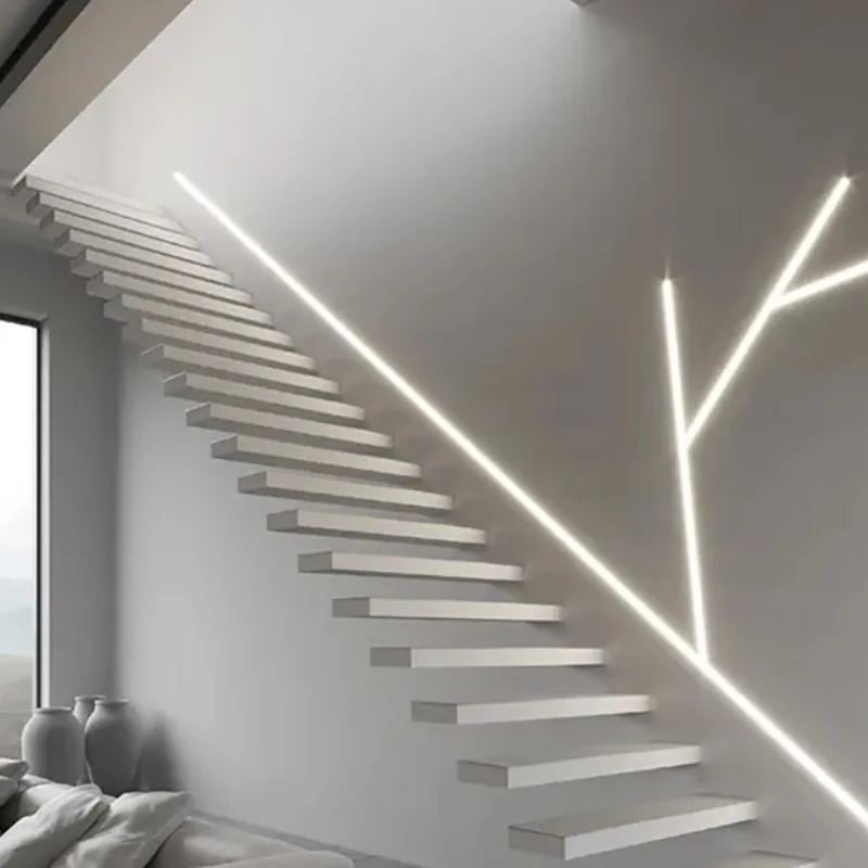 Recessed Plaster 55x15mm Aluminum Profile Ceiling Extrusion Led Channel Linear Lights