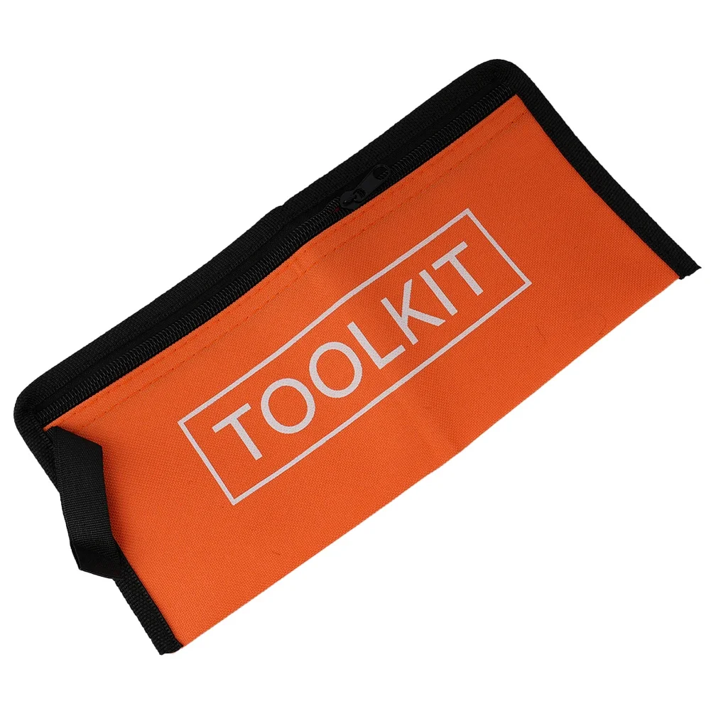 Bag Tool Pouch Bag Storing Small Tools Tools Bag 28x13cm Canvas For Organizing Orange Oxford Pouch Bags High Quality