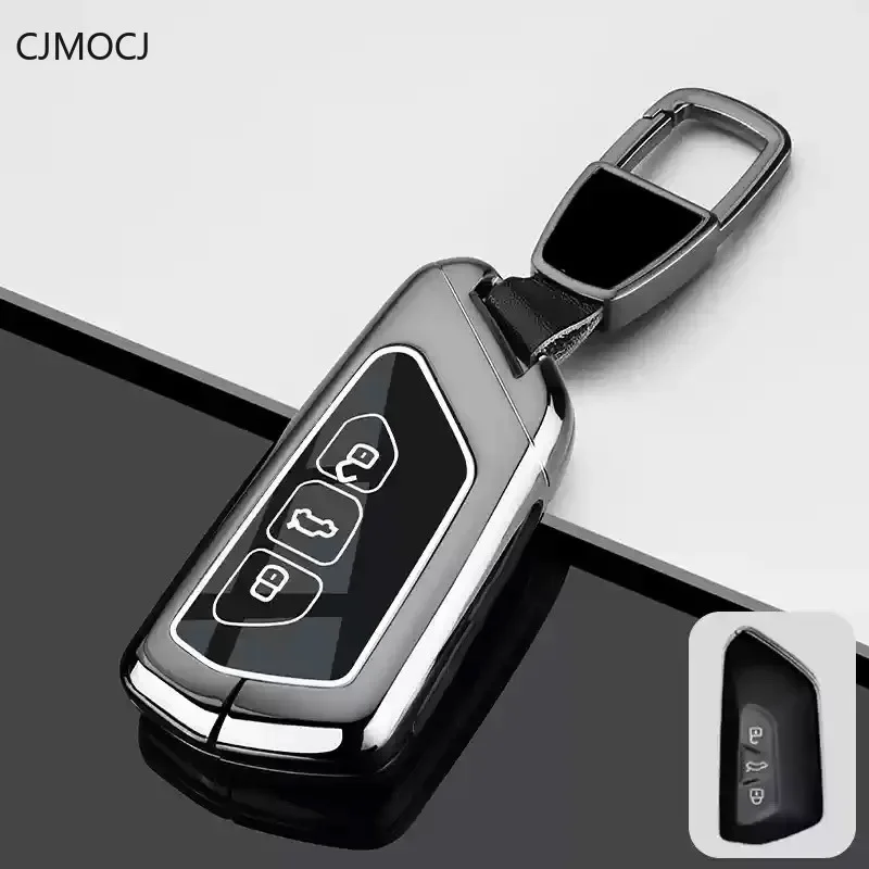 

Для моделей SKODA из цинкового сплава, чехол для дистанционного ключа автомобиля, аксессуары для ключей