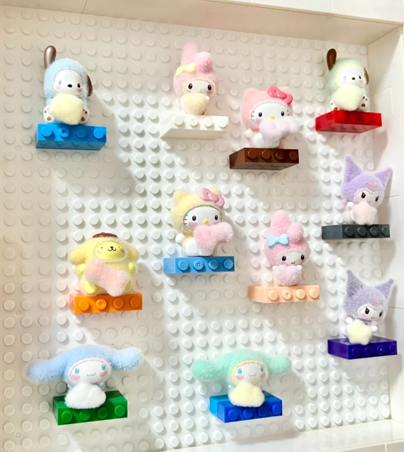 정품 미니 블라인드 백 시리즈 퍼리 리틀 베이비즈 컬렉션 키티 캣 코로모 벨벳 피규어 수집용 장난감