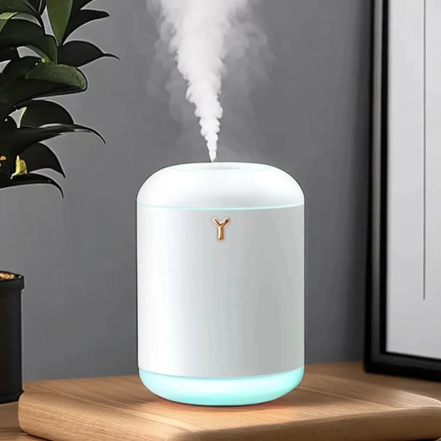 Umidificador de ar portátil grande volume de nevoeiro 1000ML grande capacidade mini desktop escritório quarto purificação de ar