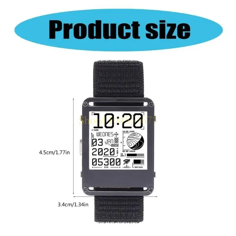 Best Seller Watchy 2.0 Smartwatch Wearable Watch with Single Color ePaper Screen, WiFi & Bluetooth-compatible Connection