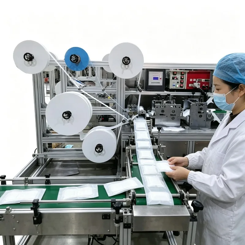 Turnkey Sanitary Pad Making Machine | Complete Automatic Disposable Napkin Manufacturing Line | Low Price for Start-up Factory