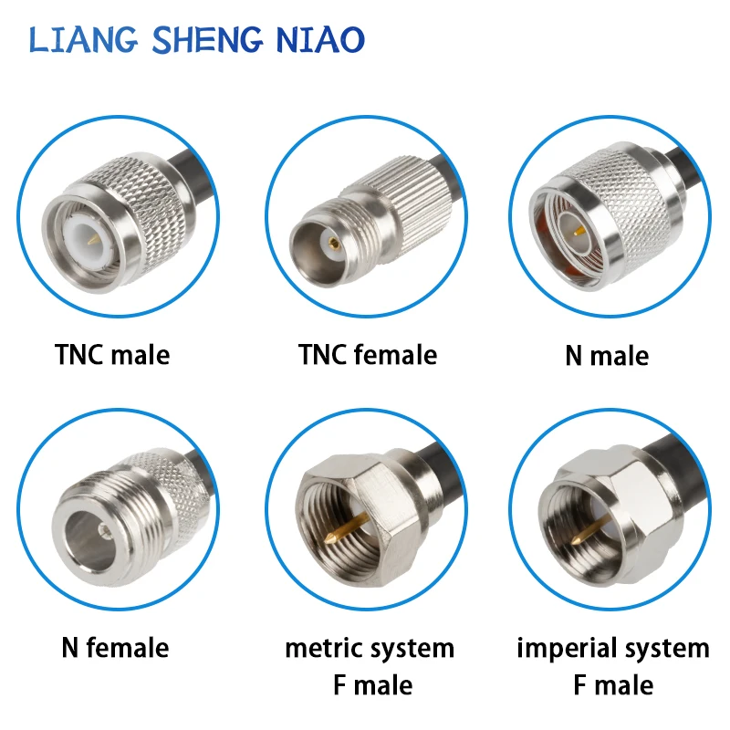 Коаксиальный кабель RG58, разъем «папа»-«мама»
