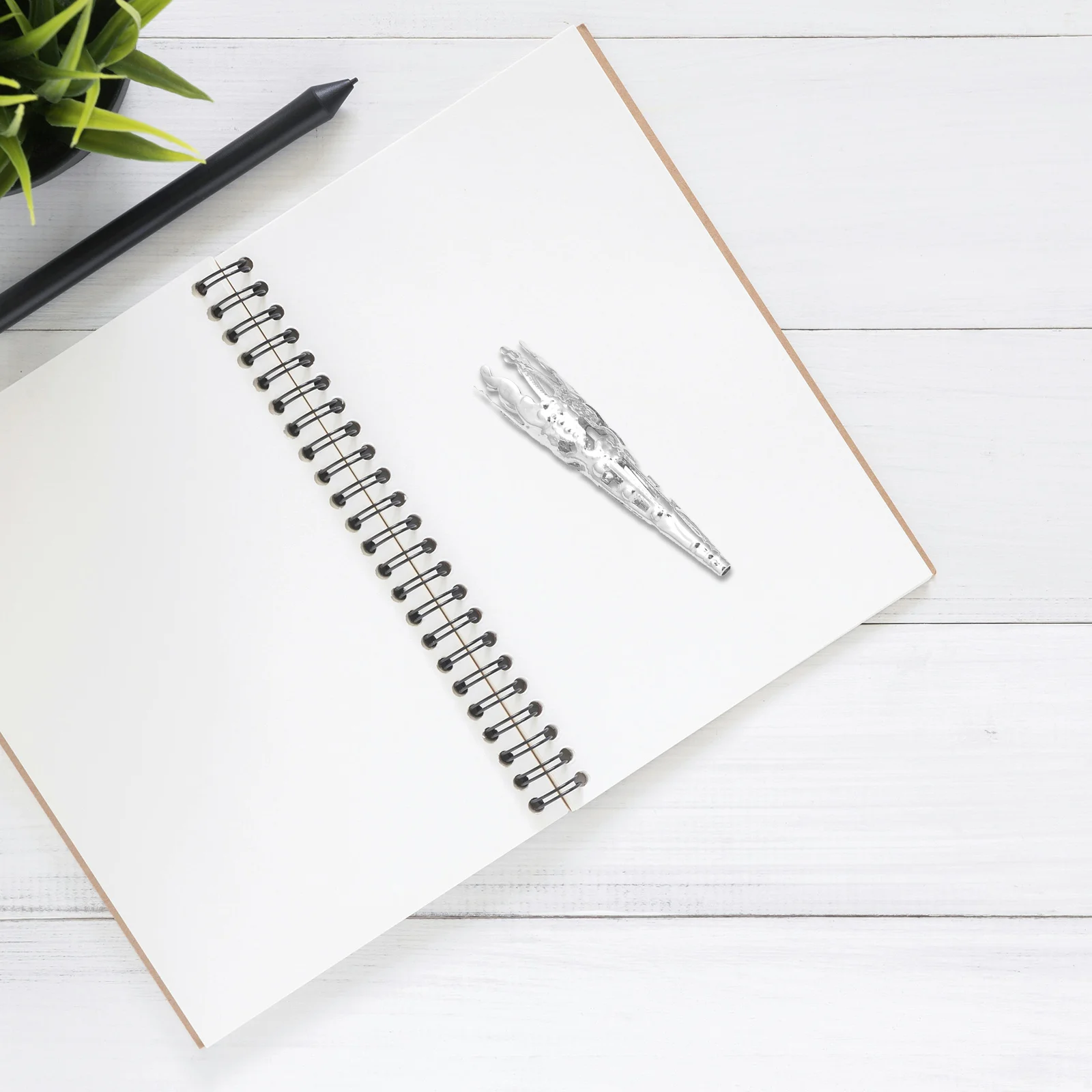 100 قطعة قبعات خرز زهرة طويلة 5-Petal الحديد المخاريط المجوفة لصنع المجوهرات Diy بها بنفسك المشاريع الحرفية نهاية قبعات معدنية تخريمية البوق #6