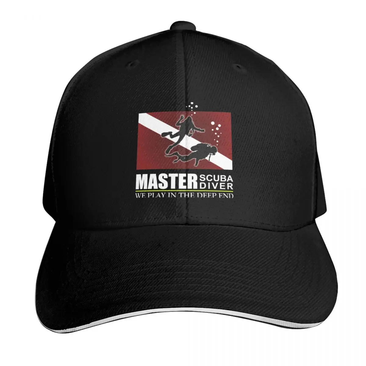 Master Scuba Diver Baseball Cap Moisture Wicking Quick Dry Curved Brim Classic Fit Low Profile Unstructured