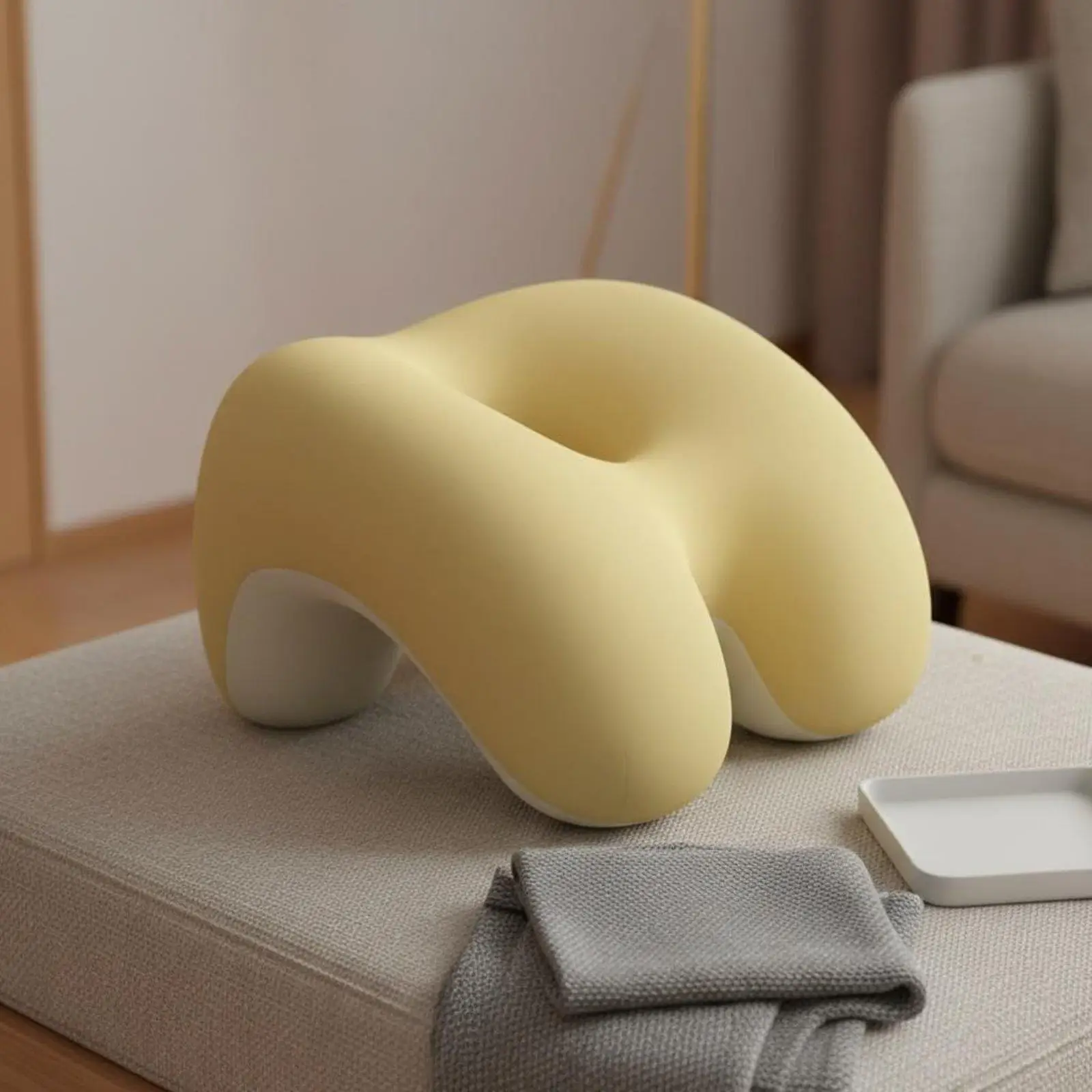 Face down Desk Pillow Slow Spring-Back Office Rest Pillow Ergonomic Design