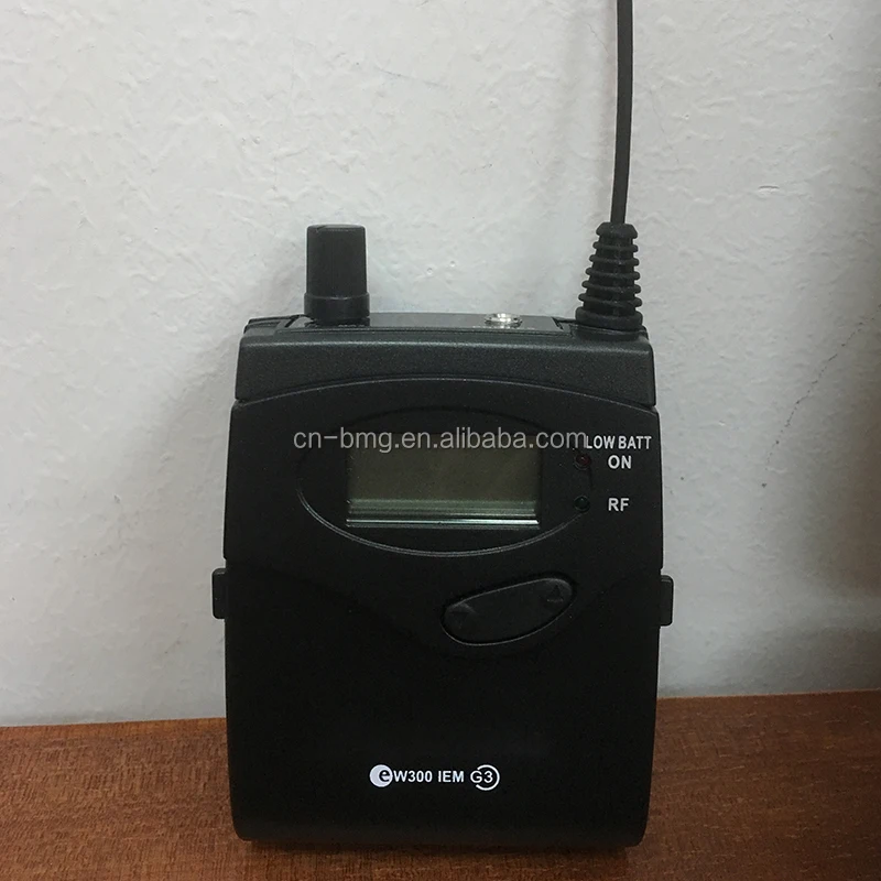 Bmg iem 300 g3 sem fio no sistema do monitor da orelha uhf sistema de monitoramento da fase do iem estéreo para o som vivo