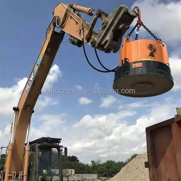 Hydraulic Magnet Lifting Magnet Lifter Installed on Excavator