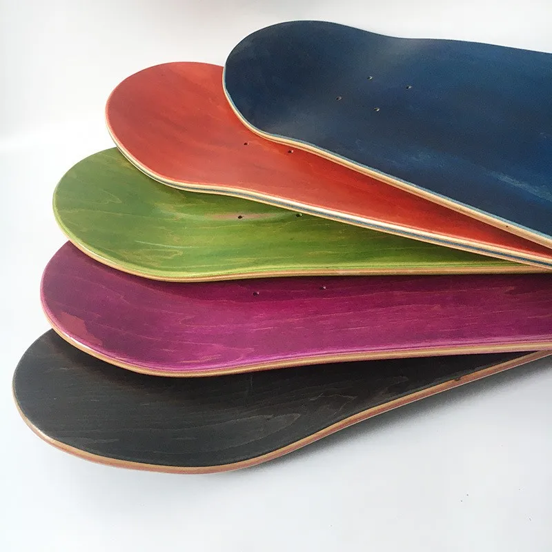 7.75INCH 8.0INCH 8.25INCH 8.5INCH CANANDIAN MAPLES SKATEBOARD DECK 7 PLYS DYED COLOR MAPLES COLD PRESS BLANK DECK PRO QUALITY OE