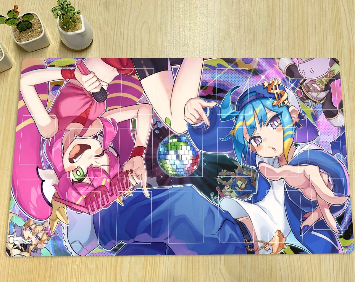 YuGiOh Playmat Live Twins Ki-sikil & Lil-la Mat Board Game TCG CCG YuGiOh Playmat Live Twins Ki-sikil & Lil-la Mat Board Game TCG CCG