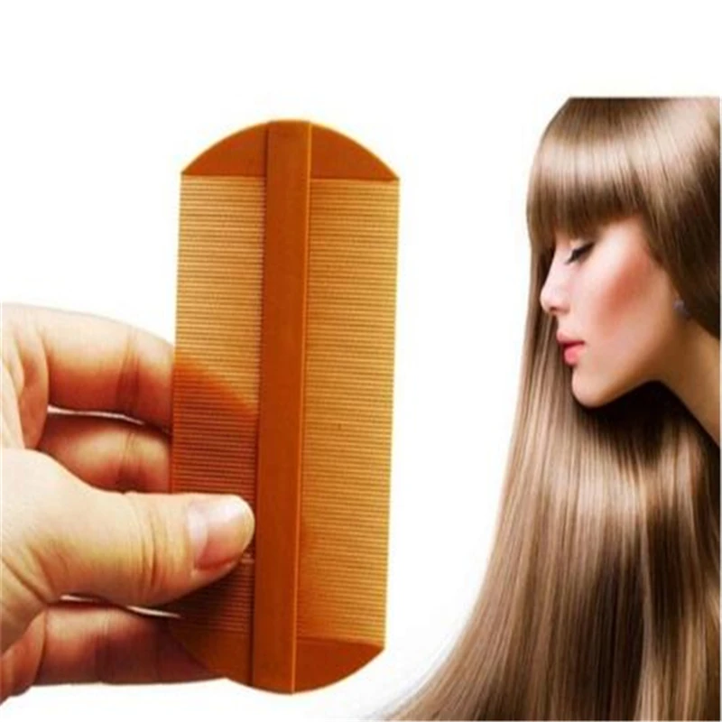 Portable Narrow Tooth Comb Nit Lice Flea Flat Brush Rid Head Lice Dandruff Combs Hair Brush