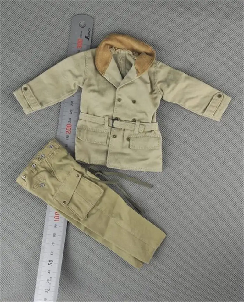 

Big Sales 1/6th DML WWII Series US Army Battle War Jacket Suit Coat Pant Model For Usual 12inch Action Figures Collectable