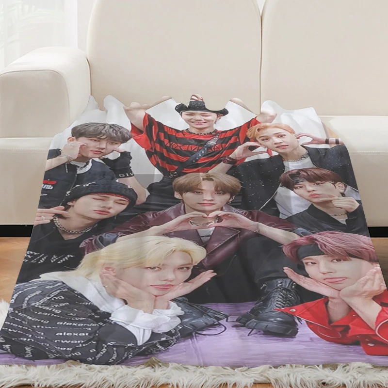 Flannel Blanket H-Stray Kidss Sofa Winter King Size Blanket Fluffy Soft Blankets Microfiber Bedding Warm Knee Bed Fleece Camping