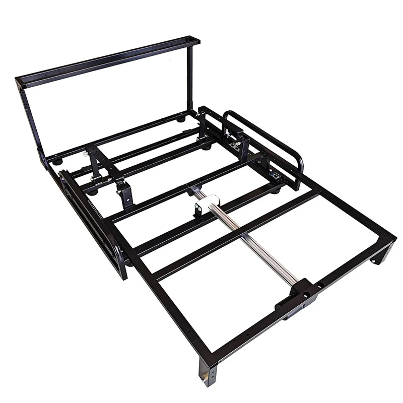 New Multifunctional Electric Sofa Bracket One Drag Three Flat Push Frame Wireless Remote Lazy Sofa Iron Frame