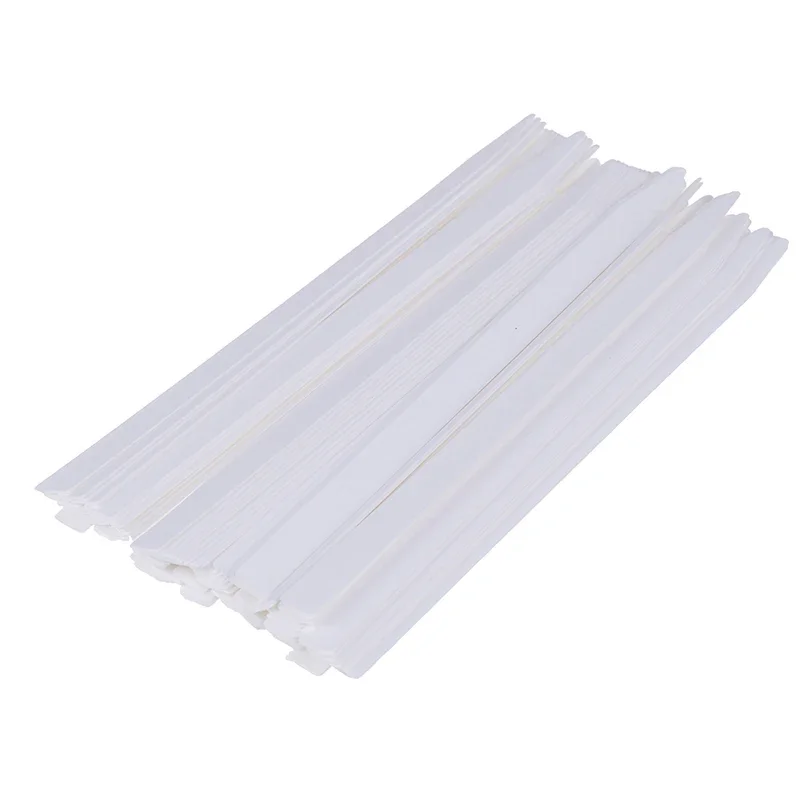 100Pcs Blank Perfume Test Strips (137x7mm) 0.4mm Thick Pointed Paper for Fragrance Sampling Scent Testing & Essential Oil Blendi