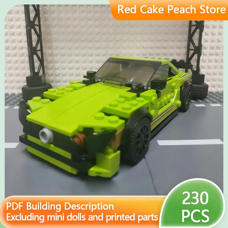 

Модель скоростного гоночного автомобиля MOC, строительные кирпичи GT, верхний уровень, спортивный автомобиль, модульная технология, детские праздничные подарки, сборка игрушек, костюм