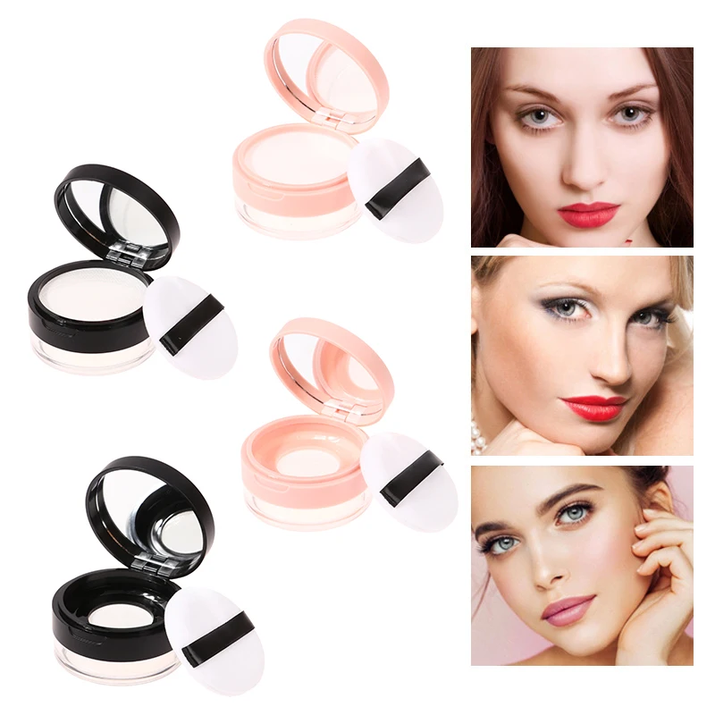 20g Boş Hava Yastığı Puf Kutusu Toz Puf Ayna Ile Büyük Veya Küçük Elastik Örgü Taşınabilir Makyaj Çantası Konteyner Pudra