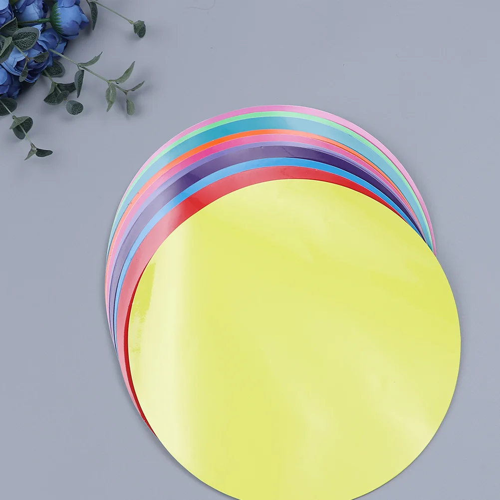 20 قطعة دوائر المسح الجاف الشارات نقاط الفينيل القابلة للإزالة للجدران مكاتب آمنة للأطفال سهلة التطبيق إعادة توضع لا بقايا #3