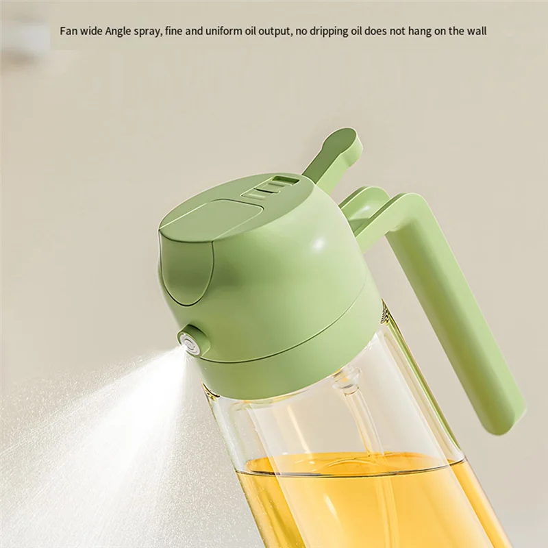 

AA01-3PCS Oil Dispenser For Kitchen Spray 2 In 1 Oil Dispenser And Oil Sprayer Olive Bottle Spray And Pour For Kitchen