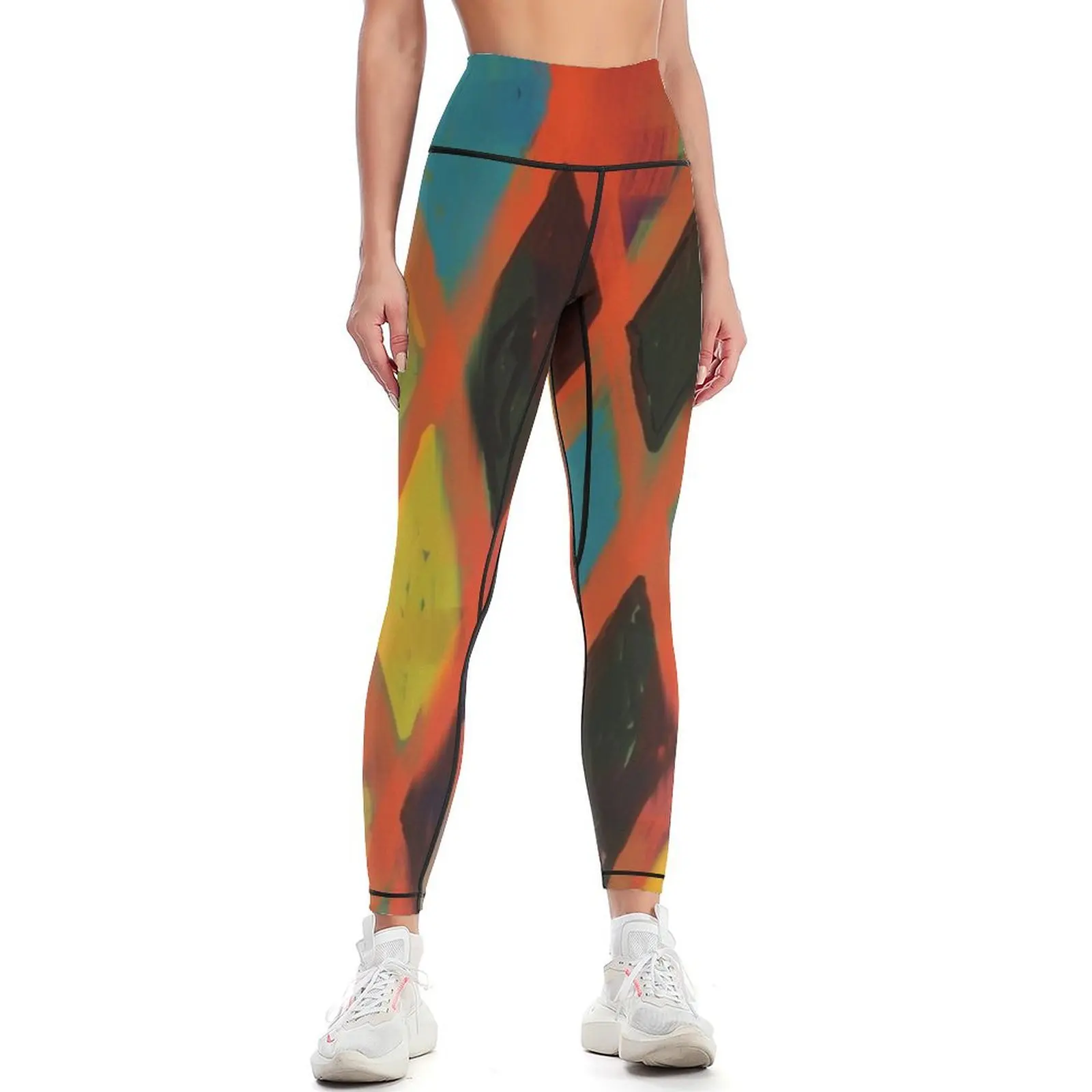 

Colorful Harlequin Leggings exercise clothing for Women's tights Womens Leggings