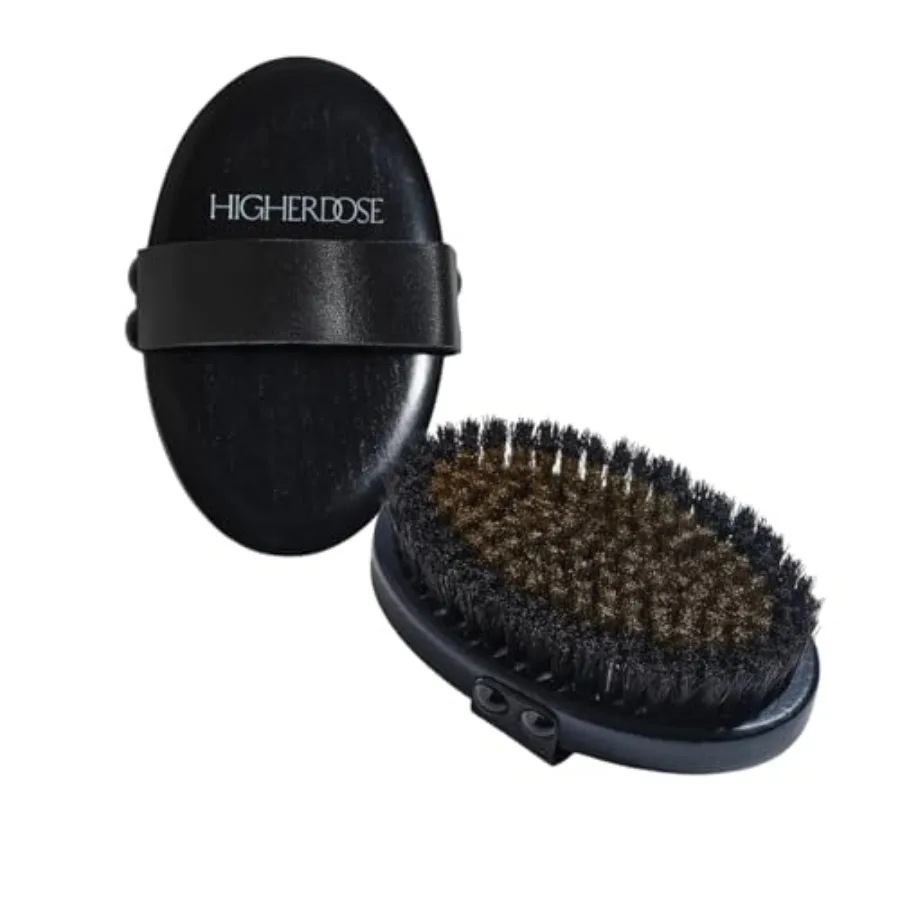 

Щетка для сухого массажа HigherDOSE Copper Dry Brushing Body Brush - ионизированная щетка для сухого массажа и лимфодренажный массажер для улучшения кровообращения и улучшения кожи.