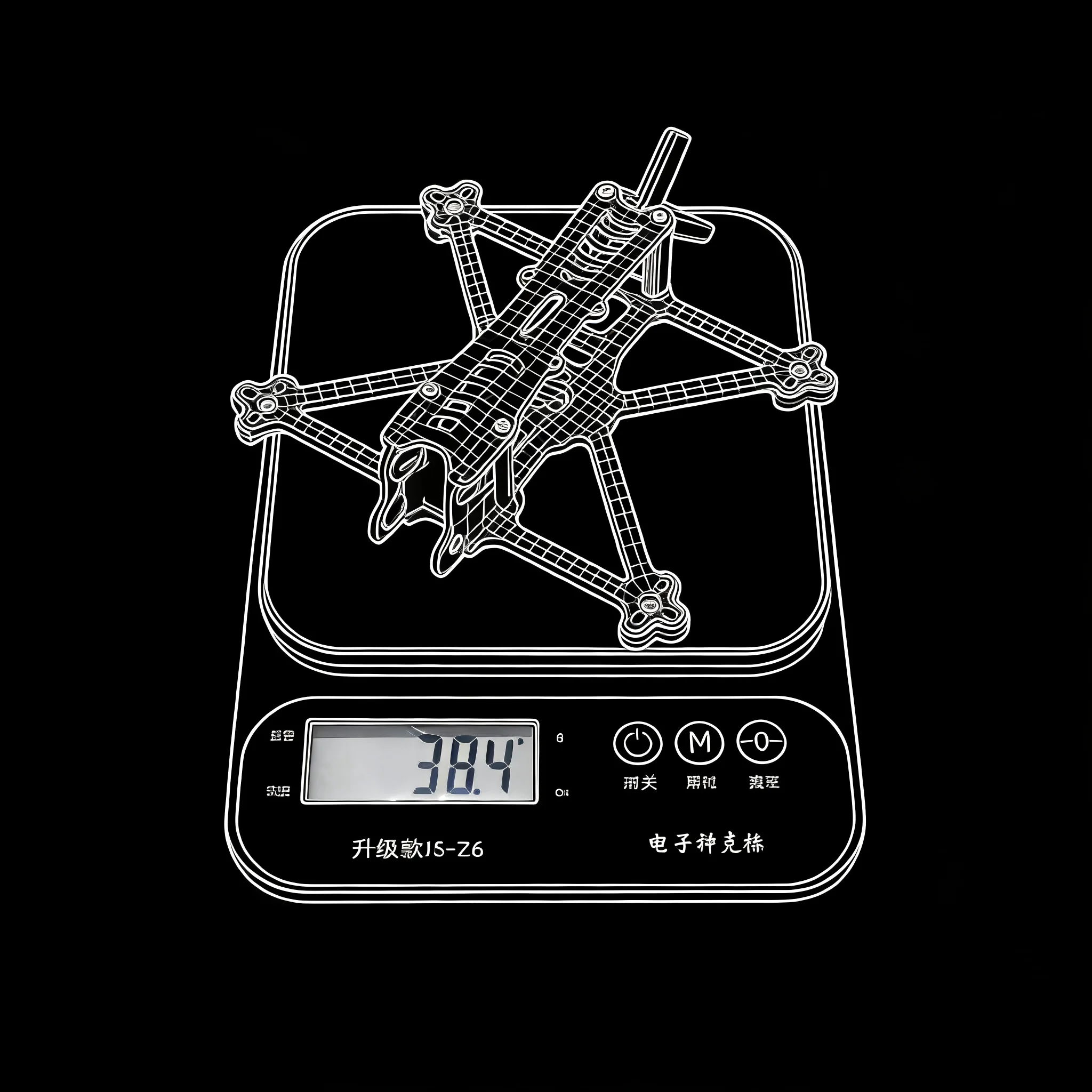 B-CUBE Fi-135 3 inch DJI O4 FPV Drone Frame Kit Koolstofvezel Racing Quadcopter Freestyle INAV Beatflight F722 PX4 Flight Control