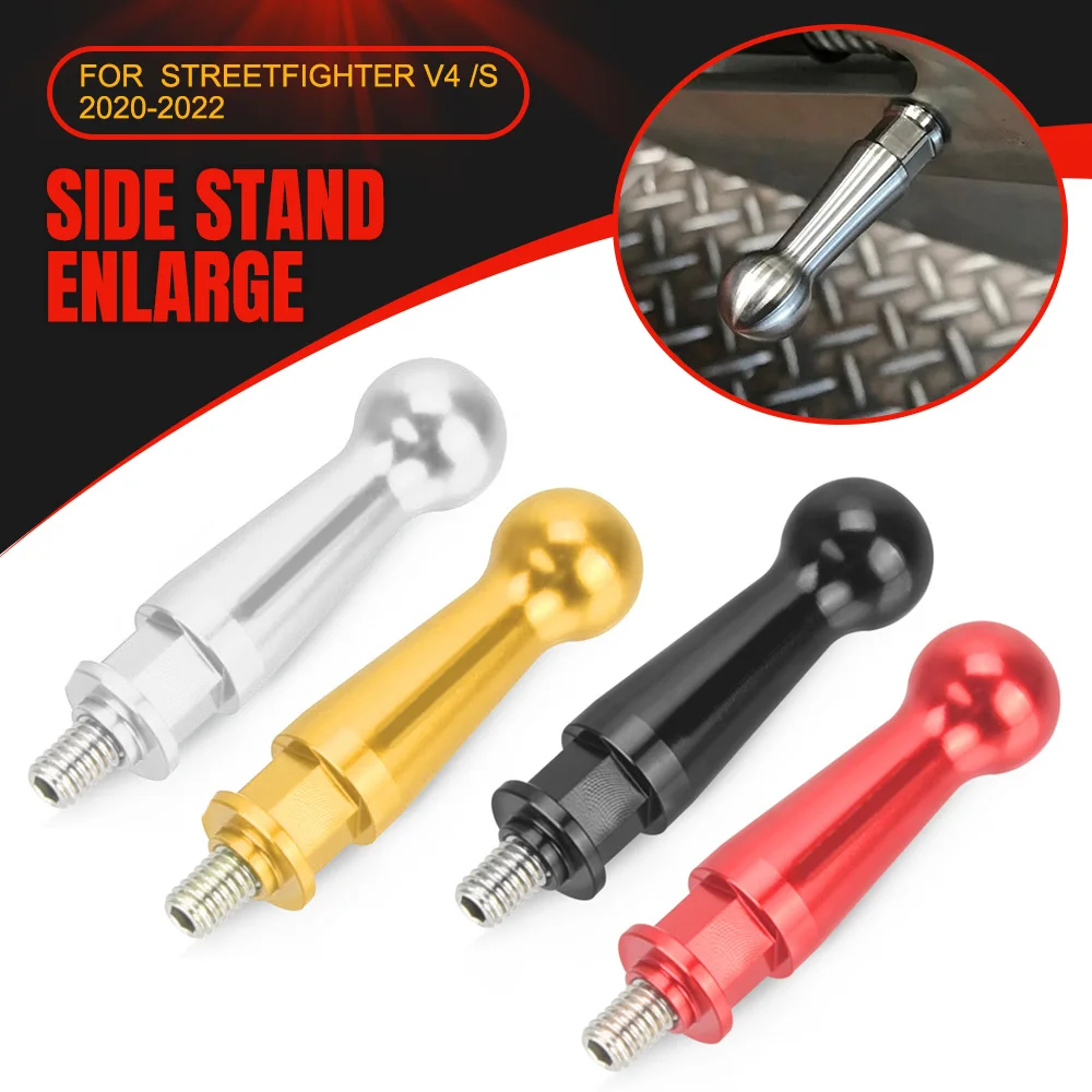 

For Ducati Streetfighter V4 /S 2020-2022 Streetfighter V4 SP 2022 Motorcycle Side Stand Extension Assist Hook 20mm Sidestand Pin