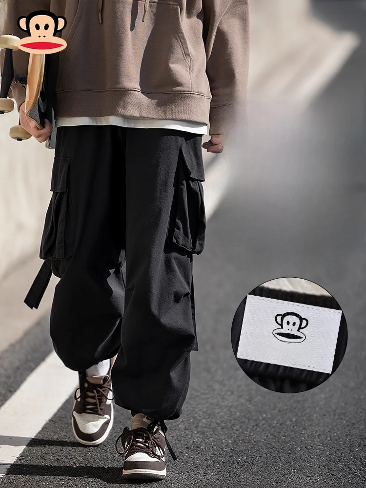 

Мужские повседневные рабочие брюки Paul Frank: новая осенняя коллекция, модные, дышащие, удобные, из смесового хлопка и полиэстера, молодежные, стильные.