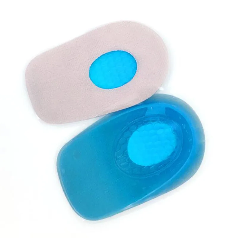 New Silicone Gel orthopedic Insoles Back Pad Heel Cup for Calcaneal Pain Health Feet Care Support spur feet cushion pads