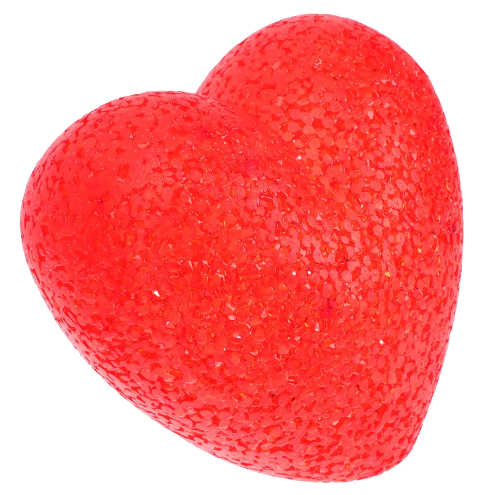 Lampada da notte a forma di cuore rosso, dimensioni 8 cm, decorazione di San Valentino, luce a LED per la casa, giardino, camera da letto, tavolo, lampada da scrivania