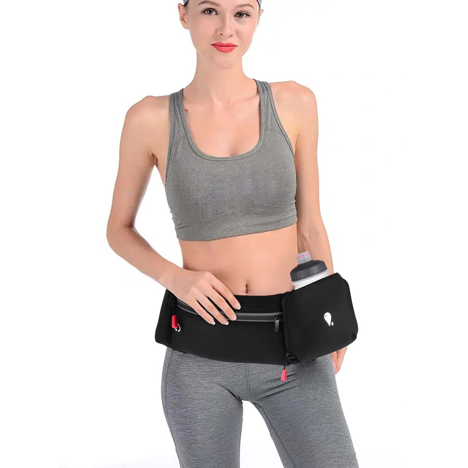 Lightweight Water Resistant Waist Pouch Big Capacity Mobile Phone Bag for Running Workout Sports Outdoor Travel Fitness