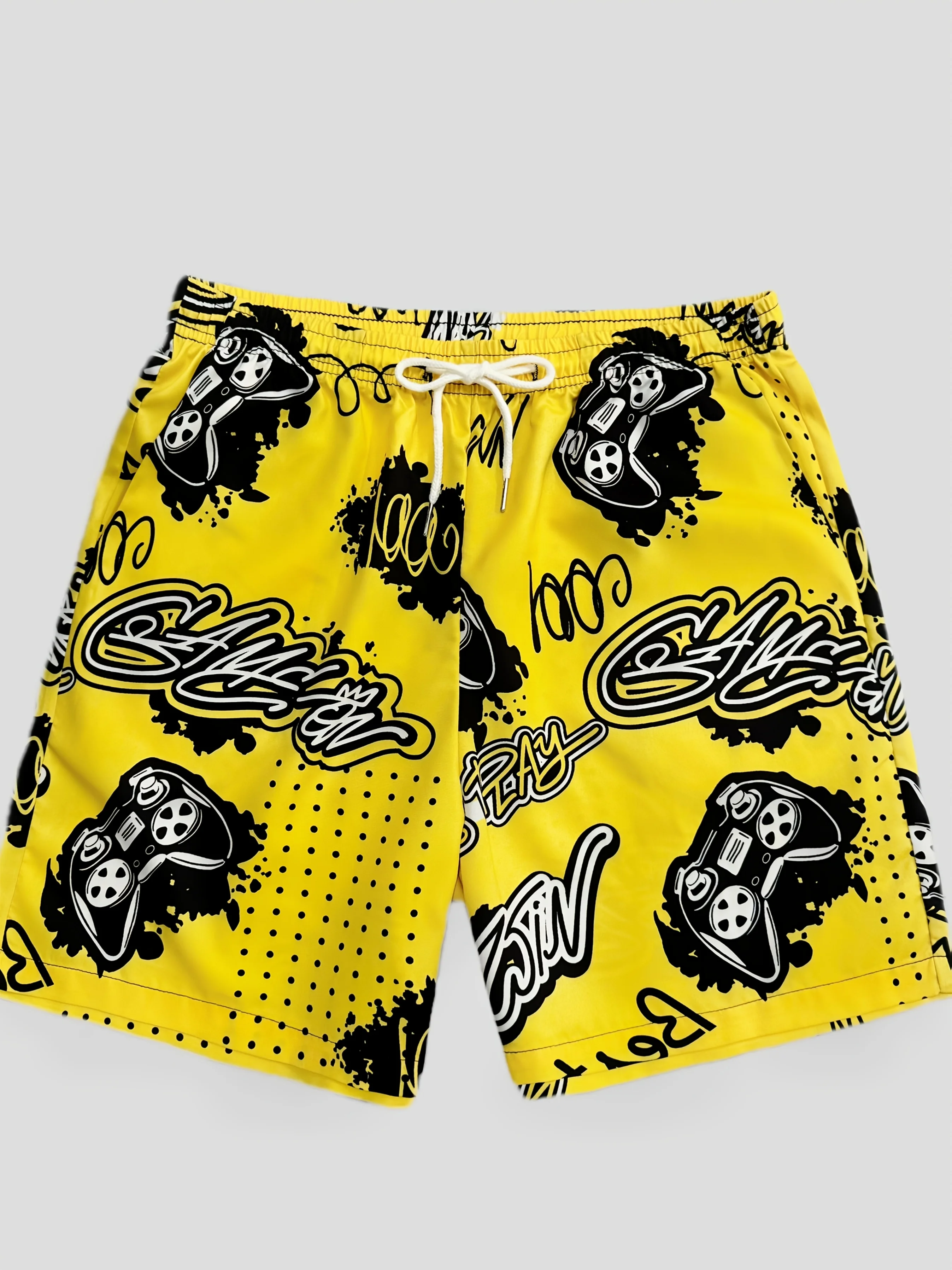 

2025 Новые мужские модные шорты с принтом, легкие роскошные уличные шорты в стиле хип-хоп, повседневные дышащие трендовые шорты премиум-класса