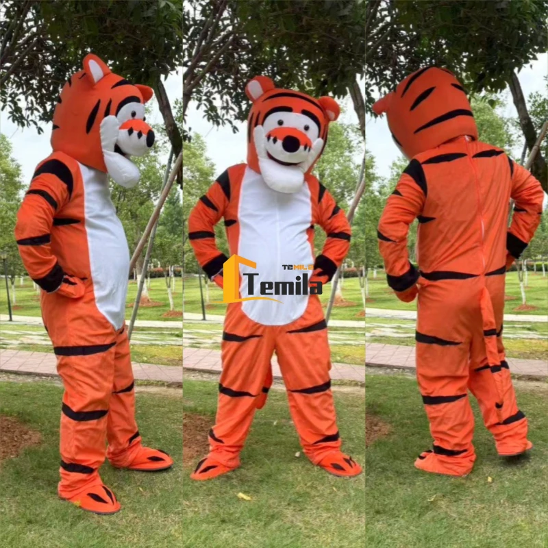 

Tigger Tiger Cosplay Costume Advertising Ceremony Fancy Dress Party Animal Anmie Stage Perform Shows Party Props Mascot