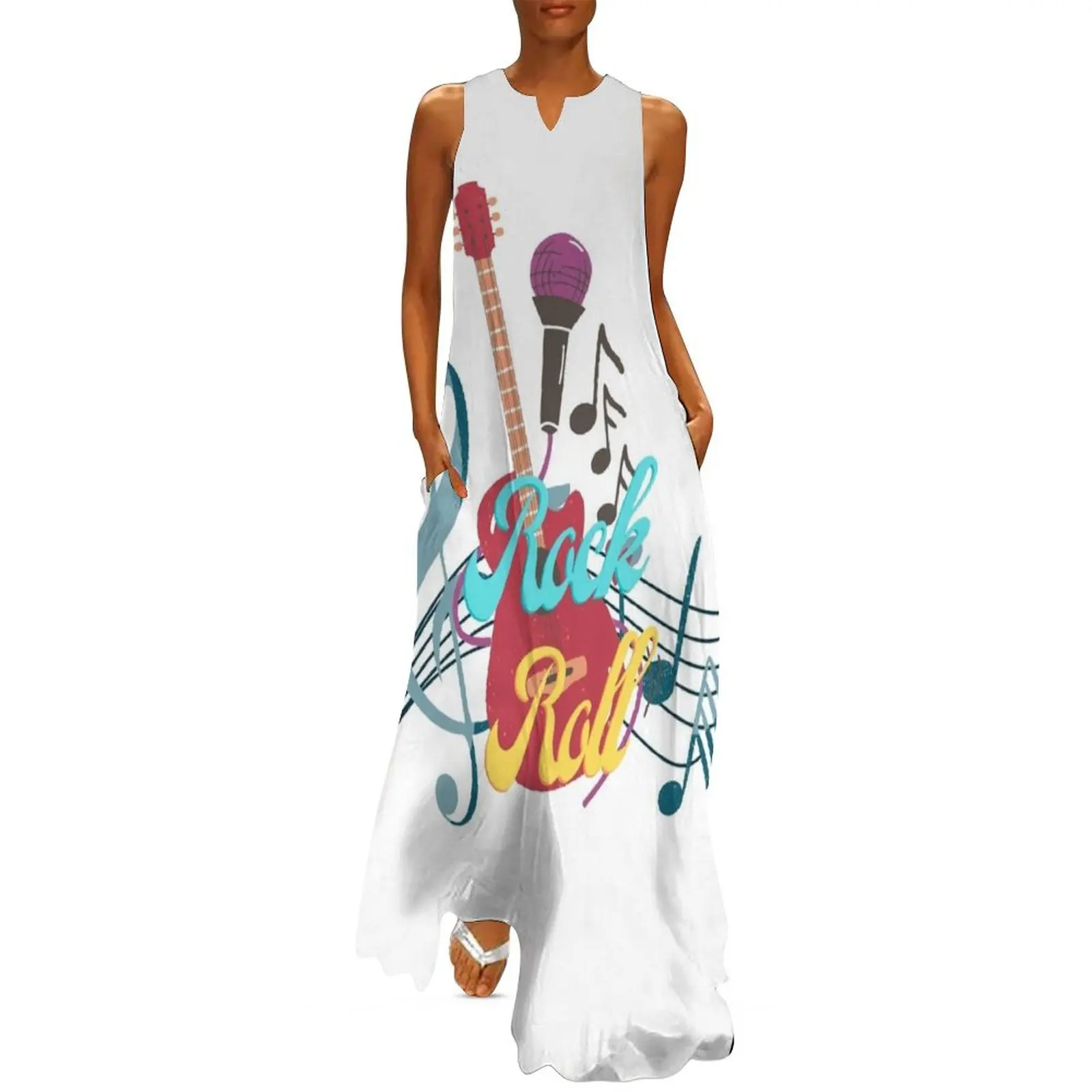 

Rock n Roll Long Dress wedding guest dress 2024 women clothing 2024 new arrivals