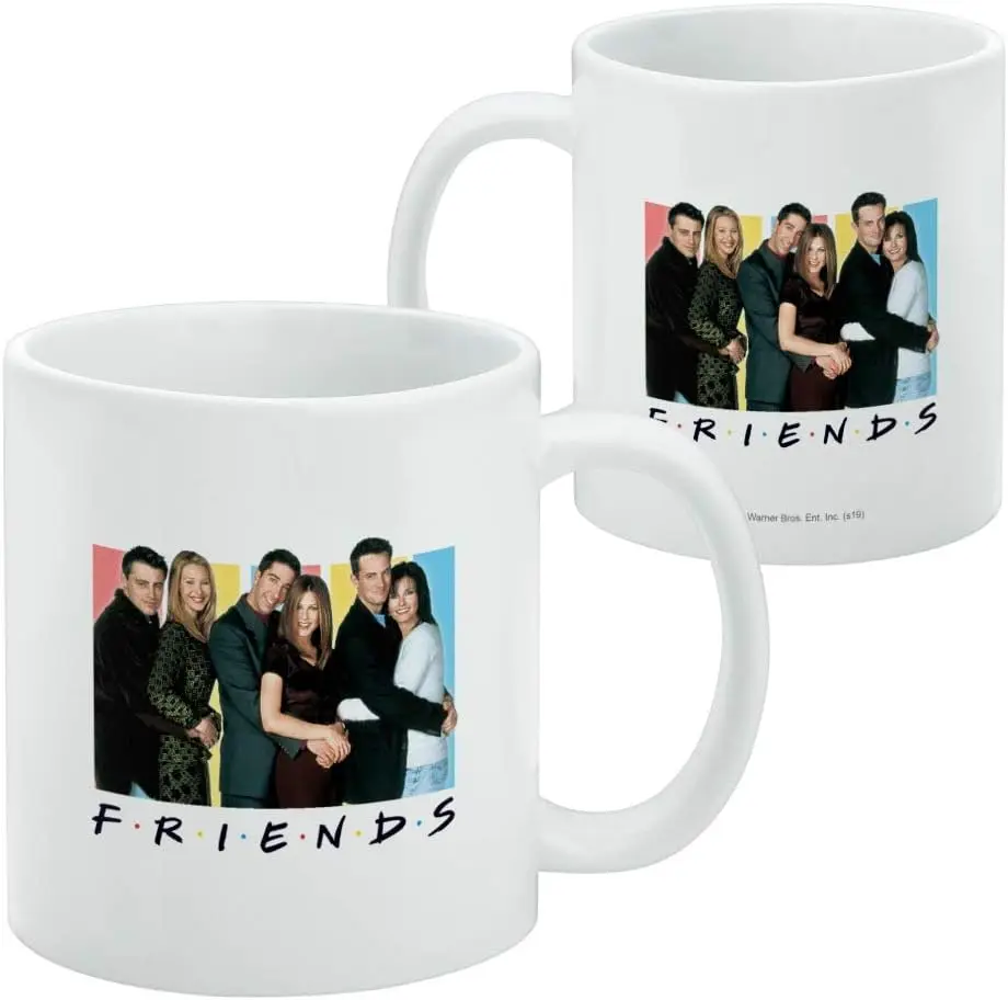 GRAPHICS & MORE Friends It's All About Friends Ceramic Coffee Mug, Novelty Gift Mugs for Coffee, Tea and Hot Drinks, 11o