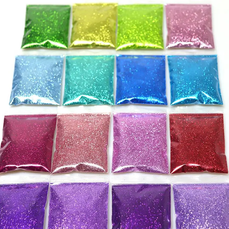 Chrome Pigment Reflective Glitter Powder Acrylic Paint for Crafts Mica Pearl Powder Nail Art Decorations Art Supplies for Artist