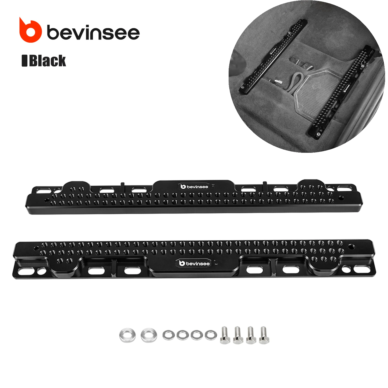 

Billet Aluminium Seat Floor Mount Adapter for BMW E90 E91 E92 323i 325i 328i 330i 335i 2005-2013, Fits for Driver/Passenger Side