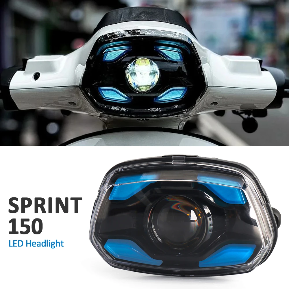

For Sprint 150 Sprint150 SPRINT 2023 2024 2025 LED Headlight Motorcycle Accessories Head Light Durable Front Light Led SPRINT150