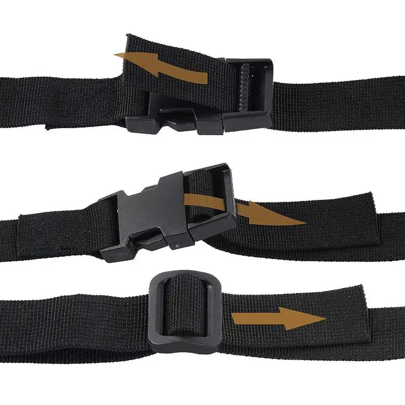 Picture 4: 4 M Nylon Webbing Strap Band With Flat Side Release Buckles Tri-Glide Slides For DIY Luggage Strap And Backpack Buckles And Stra