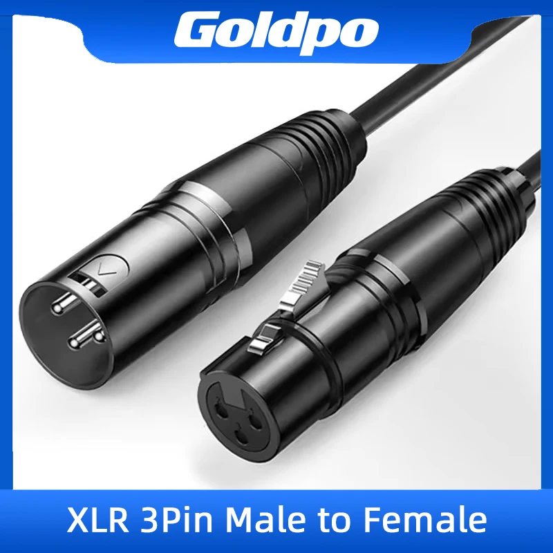 XLR Cable Audio Line 3Pin XLR Male to Female Microphone Exte