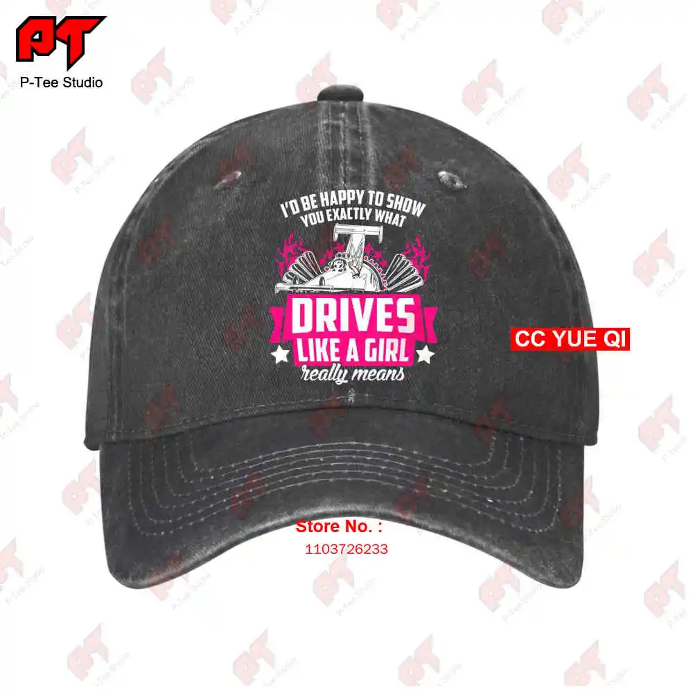 Drag Racing Fanatics Baseball Caps Truck Cap YP7T