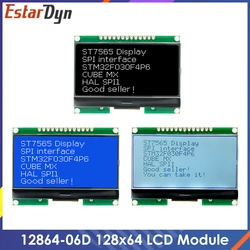 Lcd12864 12864-06D, 12864, ЖК-модуль, COG, с китайским шрифтом, матричный экран, интерфейс SPI