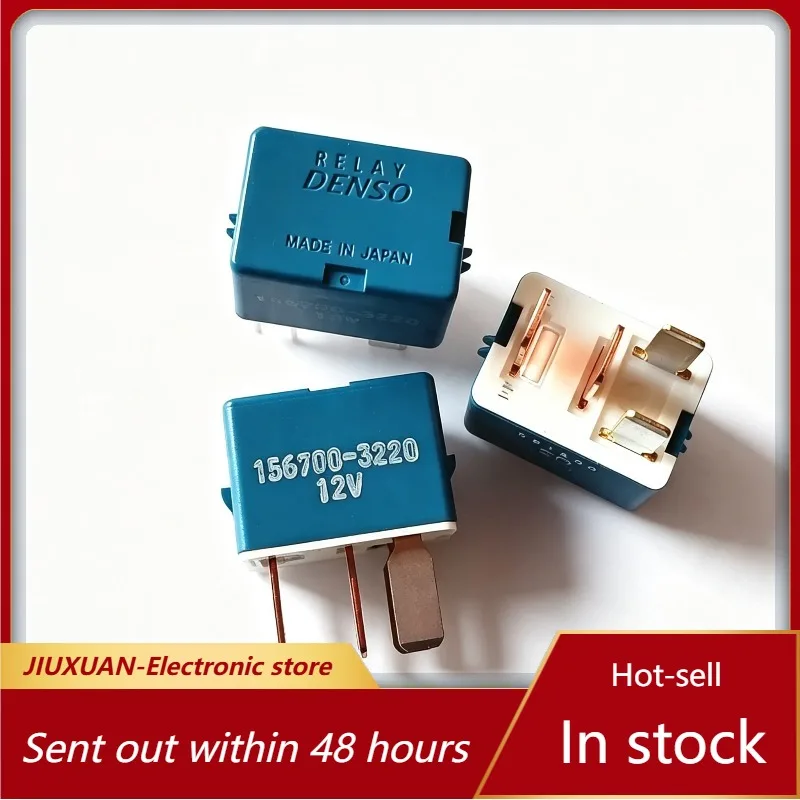 4Pin DC12V Car Relay 156700-3220 SPST Vehicle Multi-purpose Electromagnetic Control Relay